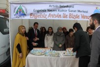 KÜLTÜR SANAT MERKEZİ - Artvin'in 'Engel Tanımayan' Öğrencilerinden Kurabiye İkramı