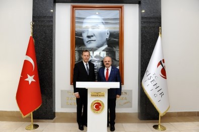 Litvanya'nın Ankara Büyükelçisi Brüzga, Vali Çakacak'ı Ziyaret Etti