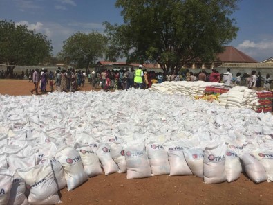 TİKA'dan Güney Sudan'a Gıda Yardımı