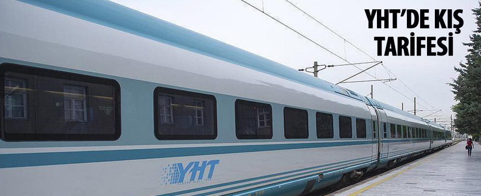 YHT'de kış tarifesi başlıyor