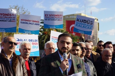 Aydın'da Kudüs Protestosu