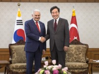 FARUK ÖZLÜ - Başbakan Yıldırım, Güney Kore Başbakanı Lee İle Görüştü