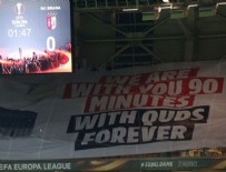 BRAGA - Başakşehir’de maçta dikkat çeken pankart