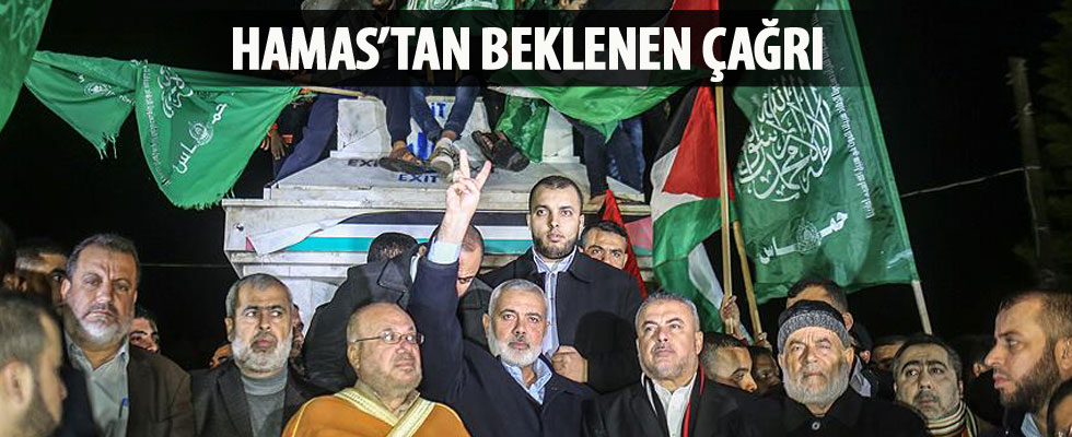 Hamas lideri Haniye'den 'yeni intifada' çağrısı