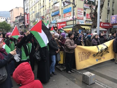 Karabük'te ABD'nin Kudüs'ü İsrail'in Başkenti İlan Etmesine Tepki