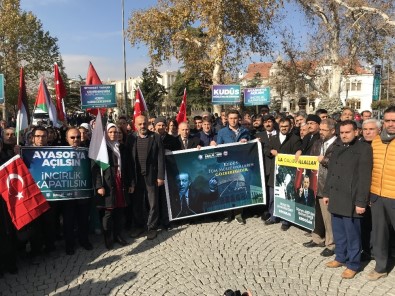 Konya'da Kudüs Protestosu