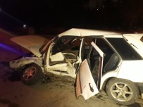 ALKOLLÜ İÇKİ - Başkent'te Trafik Kazası