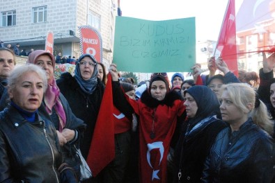 Güngören'de ABD'ye Kudüs Tepkisi