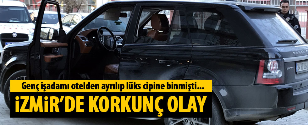 İşadamını lüks cipinde başından vurdular