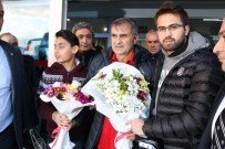 ERKILET - Beşiktaş Kafilesine Kayseri'de Coşkulu Karşılama