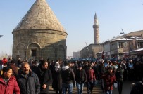 İL BAŞKANLARI - Erzurum'da 20 Bin Kişi Kudüs İçin Yürüdü