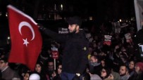 İSRAIL BAYRAĞı - Londra'da Türk Bayraklı 'Kudüs' Protestosu