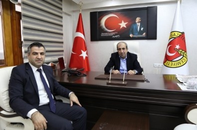 Artvin'den Tokat'a Atanan Cumhuriyet Başsavcısı Aydın Turhan'dan Gazetecilere Veda Ziyareti