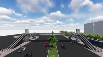 İSTANBUL YOLU - Büyükşehir'den İstanbul Yolu Üzerine Yaya Üst Geçidi