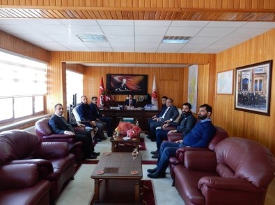 Nevşehirspor Kulüp Başkanı Leblebici Genel Sekreter Benli'yi Ziyaret Etti