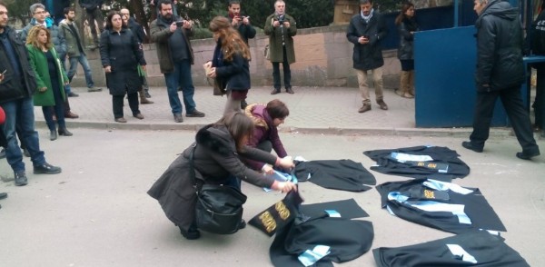 KHK protestosuna polis müdahale etti