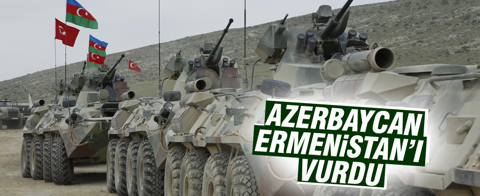 Azerbaycan, Ermenistan'ın aracını vurdu