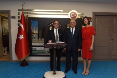 Brezilya Büyükelçisi'nden Adana Valiliği'ne Ziyaret