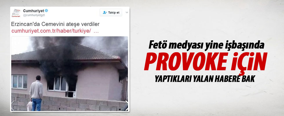 Cumhuriyet'ten skandal provokasyon