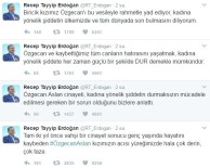 ÖZGECAN ASLAN - Cumhurbaşkanı Erdoğan 'Özgecan Aslan'ı Andı