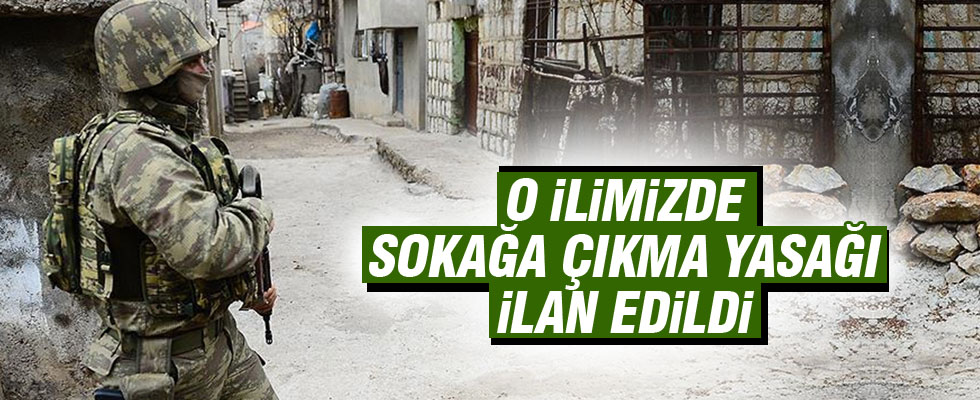 O ilde terör operasyonu başladı