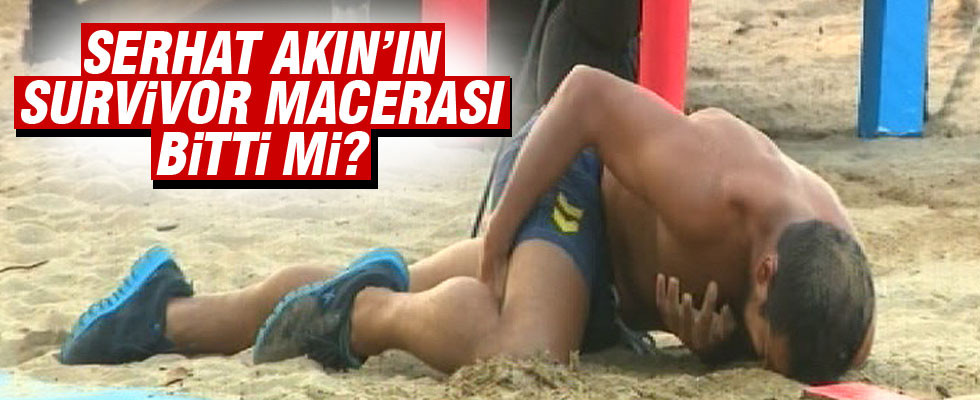 Survivor'da Serhat Akın sakatlandı