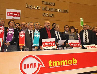 TMMOB referandum kararını açıkladı