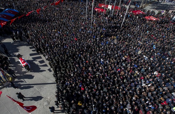 Şehit Uzman Çavuş Emin Güngör için cenaze töreni düzenlendi