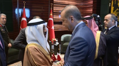 Cumhurbaşkanı Erdoğan, Bahreyn Başbakanı İle Görüştü