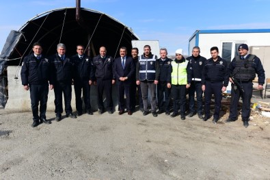 Başkan Gürkan'dan Güvenlik Güçlerine Ziyaret