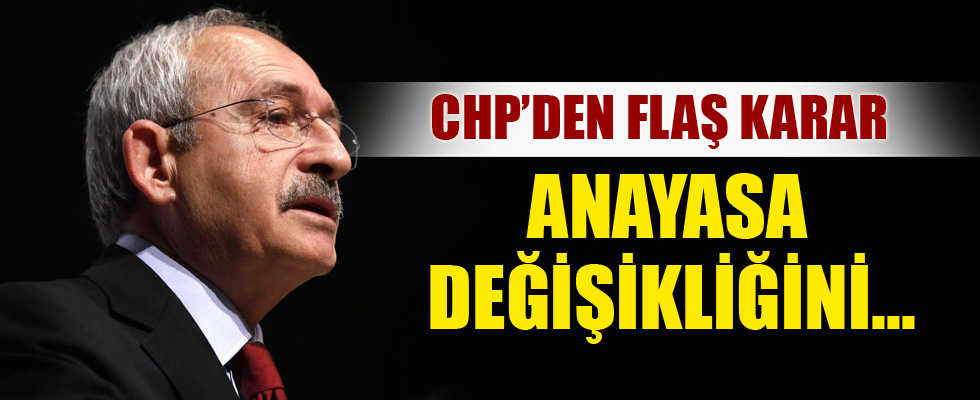 Kılıçdaroğlu: Anayasa Mahkemesi'ne gitmeyeceğiz