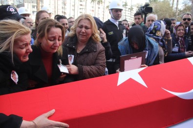 Şehit Cenazesine Giderken Şehit Olan Polis Gözyaşlarıyla Uğurlandı