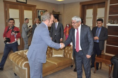 AB Türkiye Delegasyonu Poupeau'dan Başkan Karaçanta'ya Ziyaret