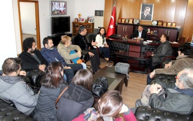 Ankara Birlik Tiyatrosu'nda Başkan Turgut'a Ziyaret