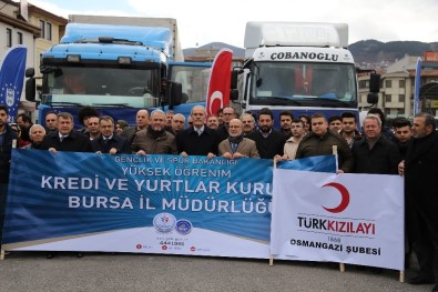 Bursa'dan Halep'e Yardımlar Sürüyor