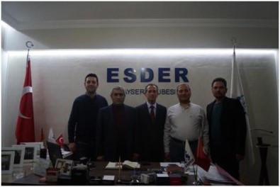 Kayseri Vali Yardımcıları Esder'i Ziyaret Etti