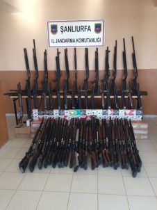 Şanlıurfa'da Çok Sayıda Silah Ve Mühimmat Ele Geçirildi
