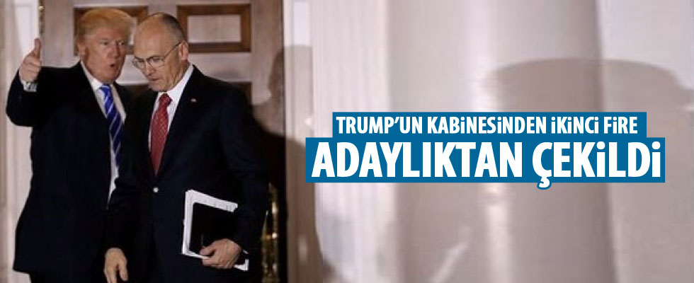 Trump'ın bir adamı daha gitti!