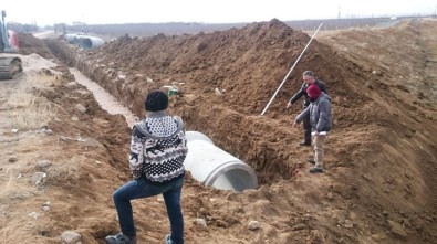 Karaman'da Yağmur Suyu Kollektör Hattı Yapımı Başladı