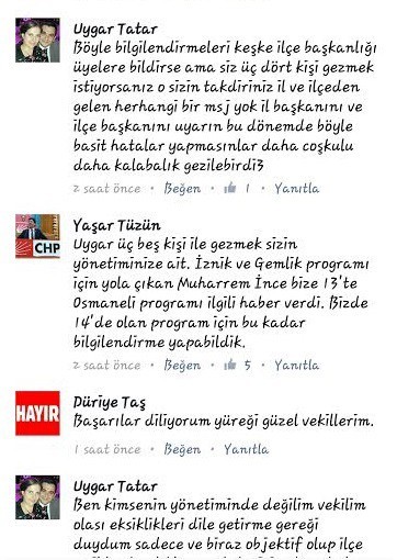 CHP'liler arasında Muharrem İnce polemiği