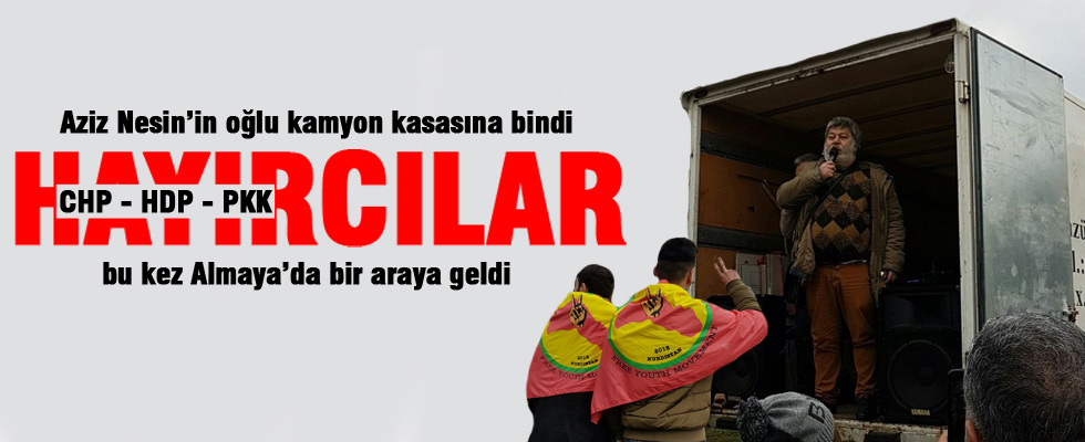 Almanya'da referandum karşıtlarından 'hayır' eylemi