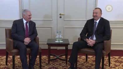 Başbakan Yıldırım, Aliyev'le Görüştü