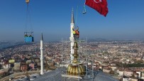 ÇAMLICA CAMİİ - Dünyanın en büyük 'alem'i dikildi