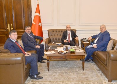 Çaturoğlu Ve Ünal, İçişleri Bakanı Süleyman Soylu'yu Ziyaret Etti