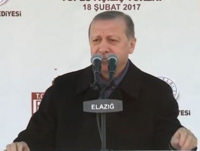 Cumhurbaşkanı Erdoğan Elazığ’da konuştu!
