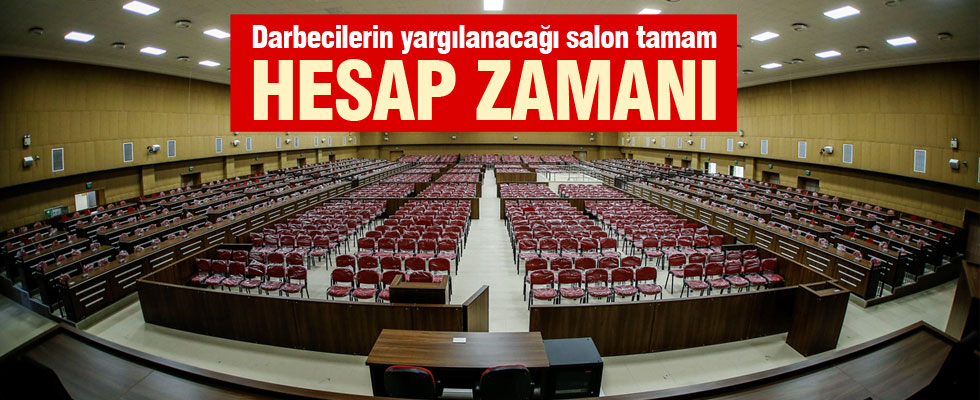 Darbecilerin yargılanacağı salon duruşmalara hazır