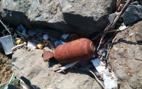BALIK TUTMAK - Deniz kenarında bulunan cisim patlatıldı