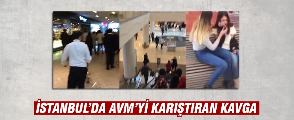 İstanbul'da AVM'de kavga paniği