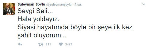 Bakan Soylu Twitter'dan duyurdu