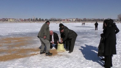 'Dünya Sulak Alanlar Günü' Buz Tutan Beyşehir Gölü'nde Kutlandı